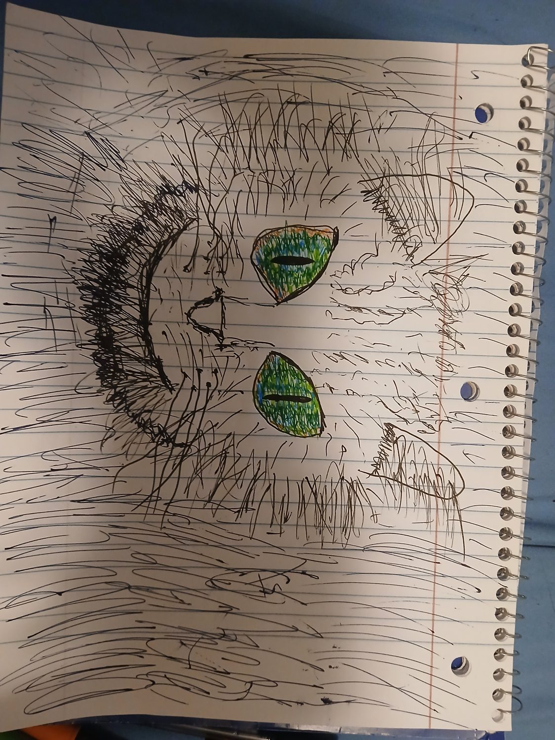 Green-Eyed Cat — Art Print
